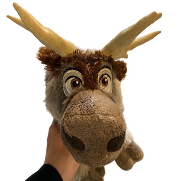 Authentic Disney Frozen Sven Plush Stuffed Reindeer Toy 16" With Antlers & Patte - Picture 2 of 7